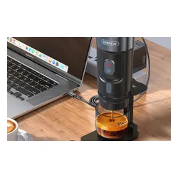 Ekspres do kawy na kapsułki HIBREW H4A kompatybilny z kapsułkami Nespresso Bezprzewodowy