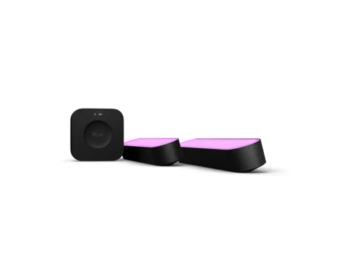 Zestaw Philips Hue White and Color Ambiance Zestaw startowy: 2 podłużne lampy Play light bar + Bridge Pro Czarny