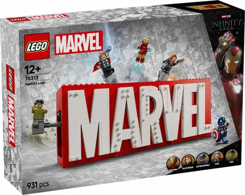 LEGO Super Heroes кирпичики 76313 MARVEL логотип с минифигурками