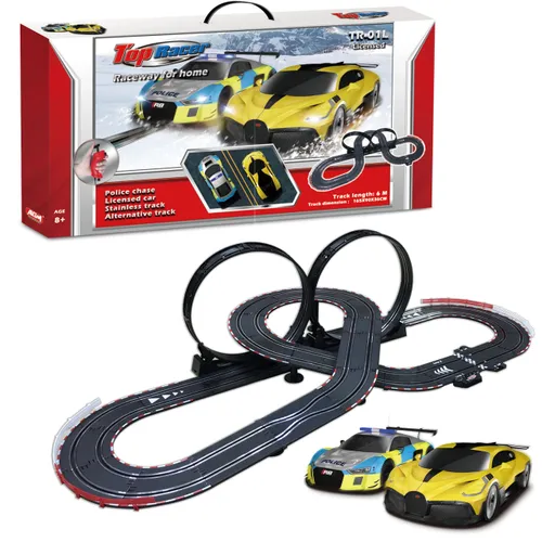 Tor wyścigowy samochodowy COIL zestaw mega tory autek wyścigowe pętla licencja AUDI Bugatti 6m skala 1:43