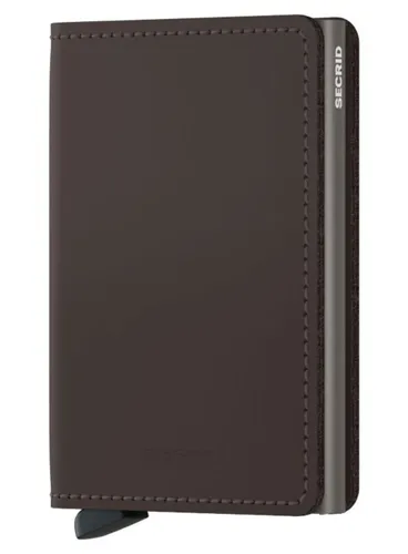 Portfel ochrona RFID Secrid Slimwallet Matte - truffle