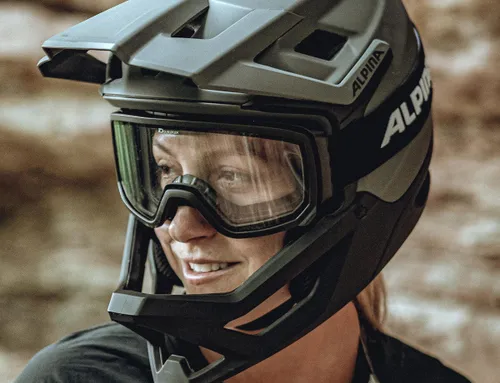 Kask rowerowy ALPINA Roca Brązowo-szary MTB (rozmiar 56-58)