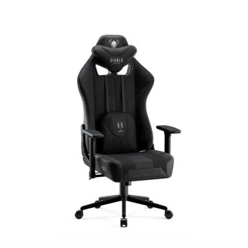 Fotel Diablo Chairs X-Player 2.0 Small do 90kg Skóra ECO Tkanina Czarny