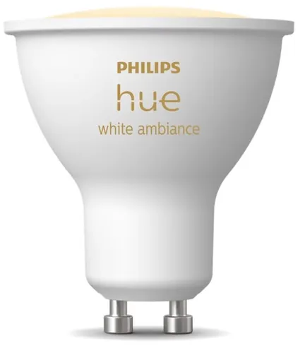 Inteligentna żarówka LED PHILIPS HUE 929003666701 4.2W GU10 Bluetooth, Zigbee