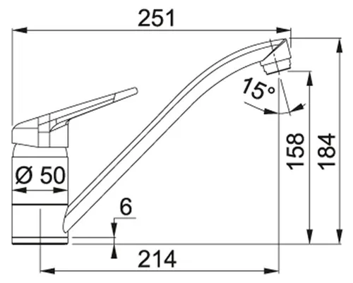 Bateria FRANKE Princess II 115.0347.142 Chrom