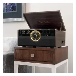 Gramofon Victrola VTA-270B-ESP-INT Półautomatyczny Napęd paskowy Bluetooth Brązowy