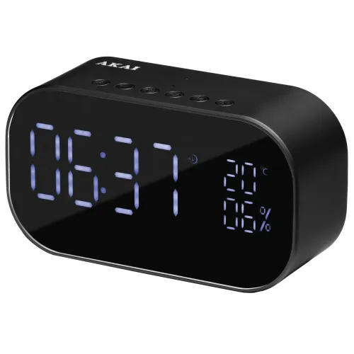 Budzik AKAI ABTS-S2BK Czarny