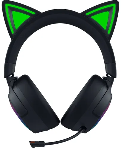 Słuchawki RAZER Kraken Kitty V3 Pro Czarno-zielony
