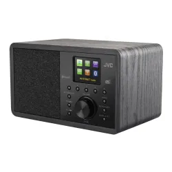Radioodbiornik JVC RA-E814B Radio FM DAB+ internetowe Bluetooth Czarny