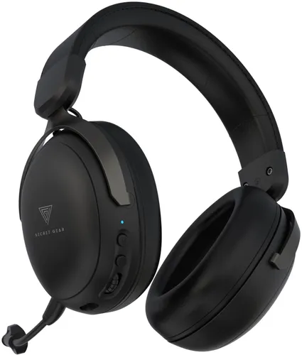 Słuchawki SECRET GEAR SX1 Czarny Bezprzewodowe, Nauszne, Dźwięk przestrzenny