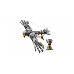 LEGO Creator 3w1 31393 Zwierzęta Leśne Wilk Szary Wilk Sokół Szop 657 el.