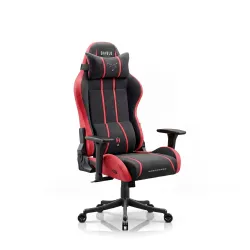 Fotel Diablo Chairs X-One 2.0 Normal Bloody Mery Gamingowy do 140kg Tkanina Czarno-Czerwony