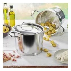 DEMEYERE Atlantis 7 8 l - garnek ze stali nierdzewnej z pokrywką