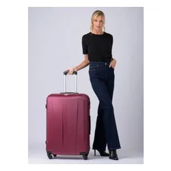 Walizka duża Puccini Paris - bordowy