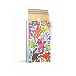 Алюминиевый футляр для карт Tail Design Slider - цвет Keith Haring