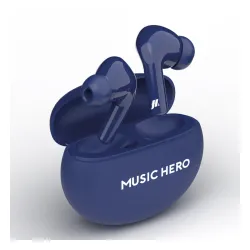 Słuchawki bezprzewodowe Music Hero TWS X-BEAT Dokanałowe Bluetooth Niebieski