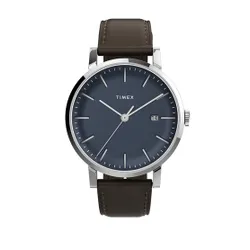 Timex Midtown 38mm TW2V36500 Gümüş / Brwon Saatler