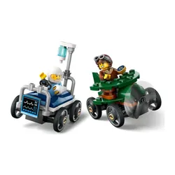 LEGO City Great Vehicles 60459 Zestaw wyścigówek: samolot kontra łóżko szpitalne