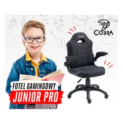 Fotel COBRA Junior Pro CRF2306 7.1T Czarny