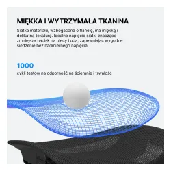 Fotel Anda Seat X-Air Pro XL Gamingowy do 120kg Tkanina Szary
