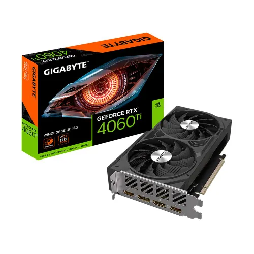 Karta graficzna Gigabyte GeForce RTX 4060 Ti WINDFORCE OC 16GB GDDR6 128bit DLSS