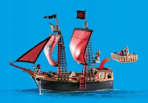 Playmobil Ölü Kafatası Savaş Gemisi (70411)