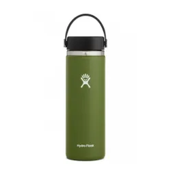 Butelka termiczna 591 ml Wide Mouth 2.0 Flex Cap Hydro Flask - olive