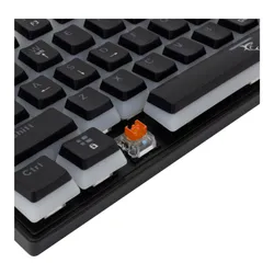 Klawiatura gamingowa White Shark Ashiko Red przewodowa mechaniczna podświetlana czarna