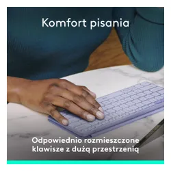 Klawiatura nożycowa Logitech Keys-To-Go 2 Fioletowy