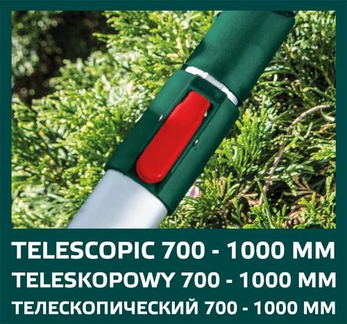 Sekator do gałęzi teleskopowy 700-1000 mm, ostrze 96 mm Verto 15g253