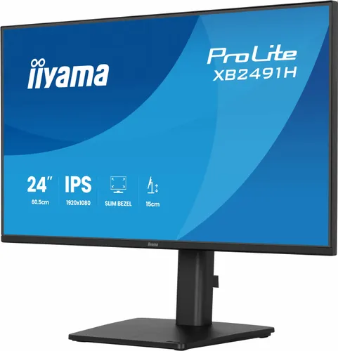 Monitor IIYAMA ProLite XB2491H-B1 23.8" 1920x1080px IPS 120Hz 1 ms [MPRT]