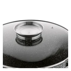 Garnek ceramiczny wysoki Konighoffer Kingstone 14 l okrągły z aromatyzerem