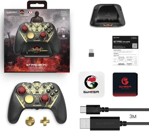 Pad GameSir G7 Pro 8K PC Nioh 3 Edition Czarno-złoty