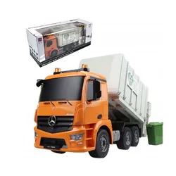 Zdalnie sterowany samochód COIL Mercedes śmieciarka Auto RC pilot LED klakson