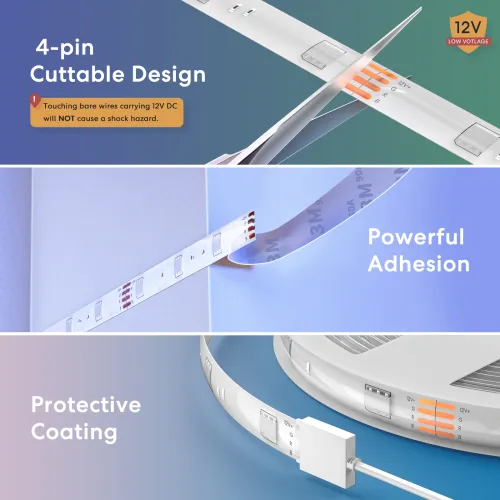 Taśma LED Meross MSL320 2 x 5m 720lm 10W RGB