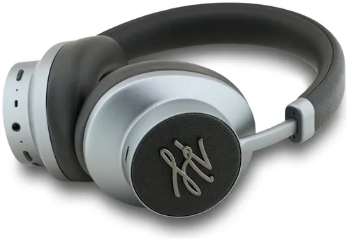 Słuchawki nauszne KARL LAGERFELD Grained Initials Bluetooth ANC Czarny