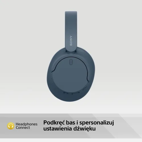 Słuchawki bezprzewodowe Sony WH-CH720N Nauszne Bluetooth 5.2 Niebieski