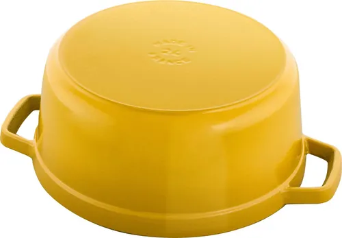 Garnek żeliwny okrągły 5.25 ltr cytrynowy STAUB LA COCOTTE Cytrynowy