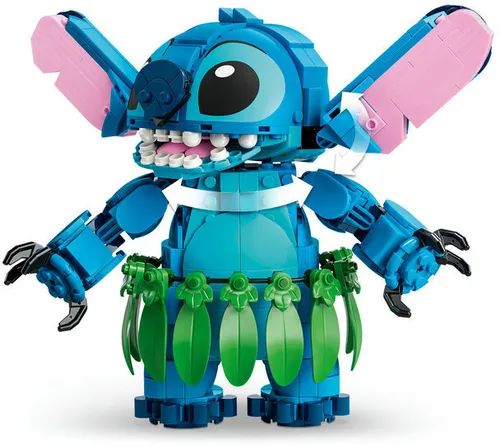 LEGO Disney 43296 Stitch i Strupka, zestaw klocków 9+