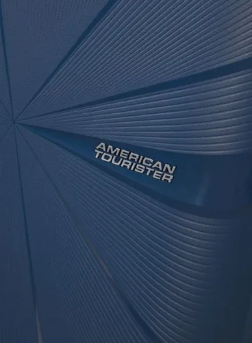 Маленький расширяемый чемодан American Tourister StarVibe-navy