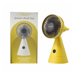 Wentylator VITAMMY Dream Desk Fan Żółty