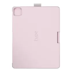 Etui na iPad Pro 11 cali TYPECASE Flexbook Touch Jasnoróżowy Klawiatura