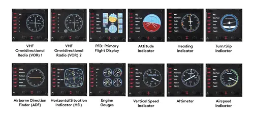 Контроллер для игровых авиасимуляторов с ЖК-дисплеем Logitech G Flight Instrument Panel 945-000008