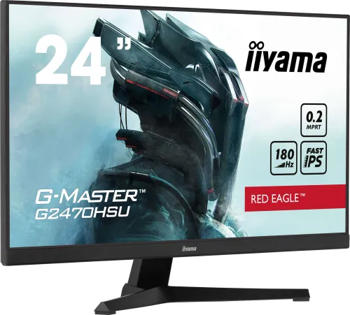 Monitor iiyama G-MASTER Red Eagle G2470HSU-B6 23,8" Full HD Fast IPS 180Hz 0,2ms MPRT Gamingowy