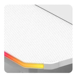 Biurko gamingowe HUZARO Hero 3.3 RGB Biały