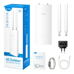 Router CUDY LT500 Outdoor 2.4 / 5 GHz (DualBand), Gniazdo SIM