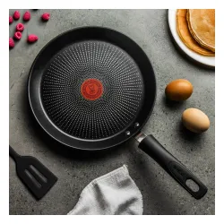 TEFAL Duetto Plus 25 cm czarna - patelnia do naleśników nieprzywierająca