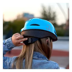 Kask rowerowy dziecięcy ATTABO Hinge niebieski