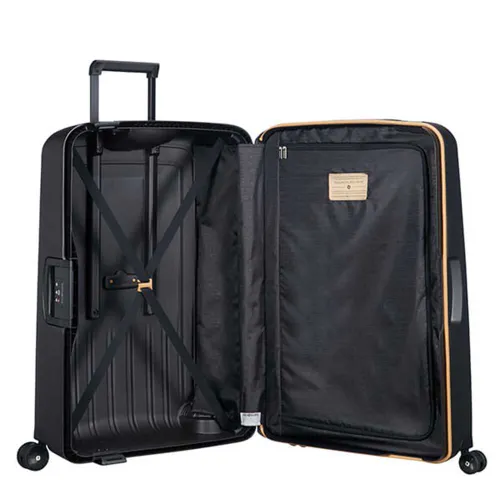 Walizka duża Samsonite S'Cure Eco - black