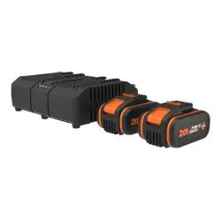 Zestaw Worx PowerShare WA3611 20V 6.0Ah + 2 akumulatory 4.0 Ah